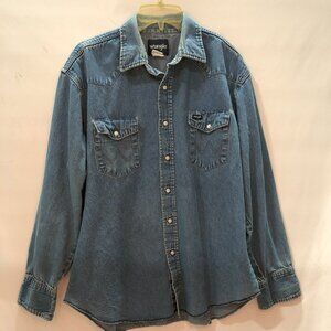 Vintage Wrangler Classic Denim Pearl Snap